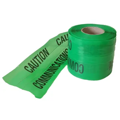 PROSOLVE DETECTABLE UNDERGROUND WARNING TAPE (COMMUNICATIONS) 150MM X 100M - GREEN