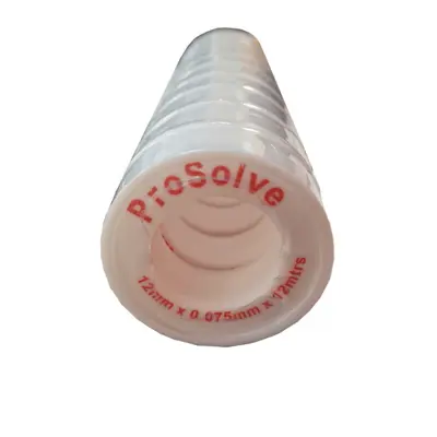 PROSOLVE PTFE TAPE 12MM X 12M