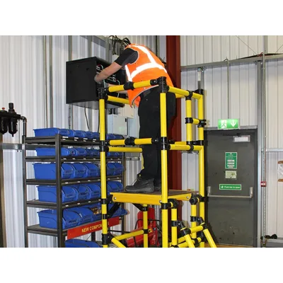 Protec Podium Low-Level Access Tower In Use