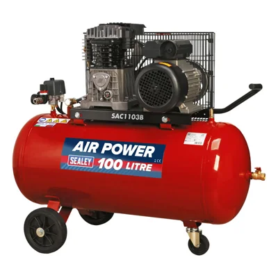 Sealey Air Power Belt Drive 100L Electric Air Compressor
