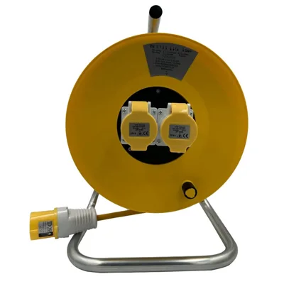 Connexion 16A 110V Cable Reel With 2 Sockets - 25m 2.5mm