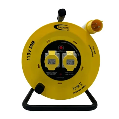 Connexion 16A 110V Cable Reel With 2 Sockets - 50m 1.5mm