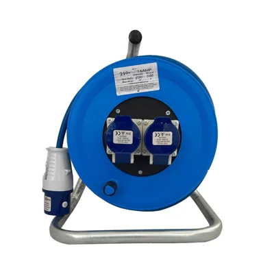 Connexion 16A 240V Cable Reel With 2 Sockets - 25m 2.5mm