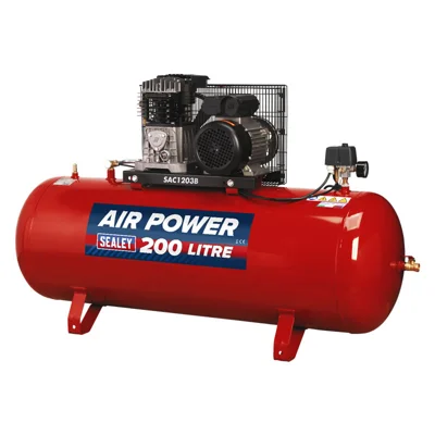 Sealey Air Power 200L Belt Drive Air Compressor