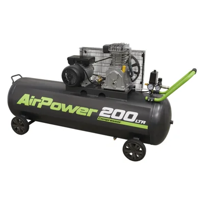 Sealey Air Power 200L Belt Drive Aluminium Air Compressor