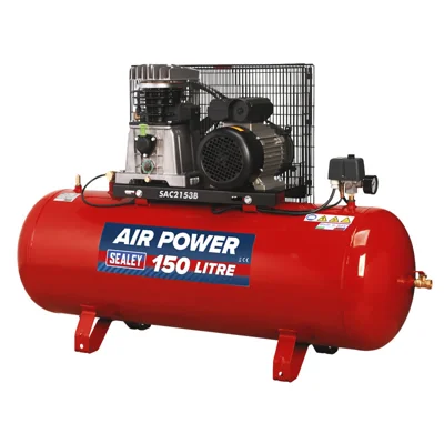 Sealey Air Power 150L Belt Drive 16 Amp Air Compressor