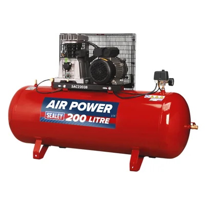Sealey Air Power 200L Belt Drive 16 Amp Air Compressor