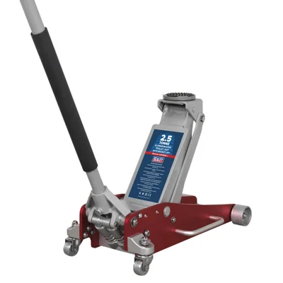 Sealey Aluminium/Steel Trolley Jack With Rocket Lift 2.5 Tonne