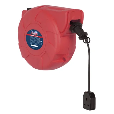 Sealey 25m Retractable Cable Reel - 1 x 230V