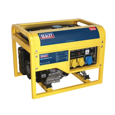 Sealey 6kW 12V Petrol Generator 12/110/230V 13hp