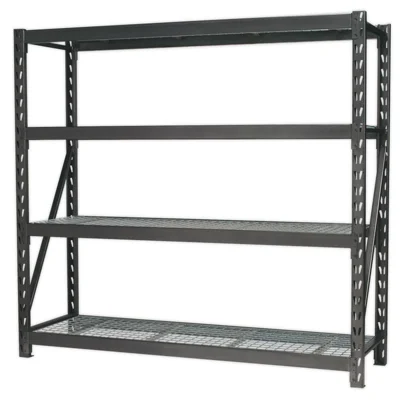 Sealey Heavy Duty Racking Unit With 4 Mesh Shelves (640kg Capacity Each)