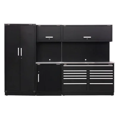 Sealey Premier 3.3m Modular Storage System With Stainless Steel Worktop