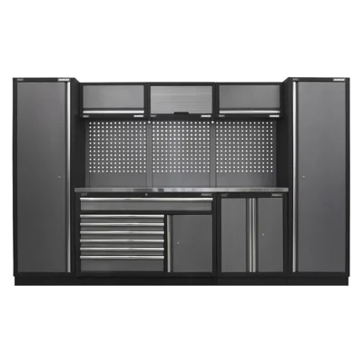 Sealey Superline Pro 3.24m Stainless Steel Worktop Modular Storage System