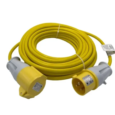 Connexion 14m 110V Extension Lead With 16A Plug And Coupler