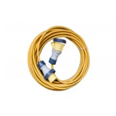 Connexion 110V Extension Lead With 16A Plug And Coupler - 14m 1.5mm