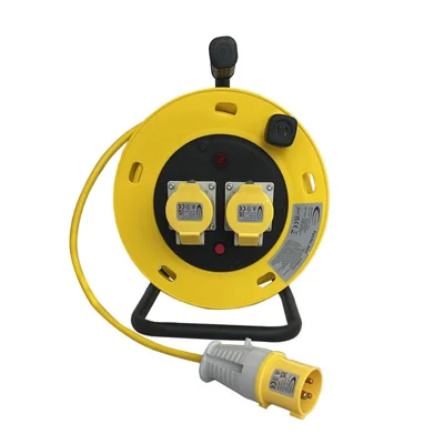 Connexion 16A 110V Cable Reel With 2 Sockets - 25m 1.5mm
