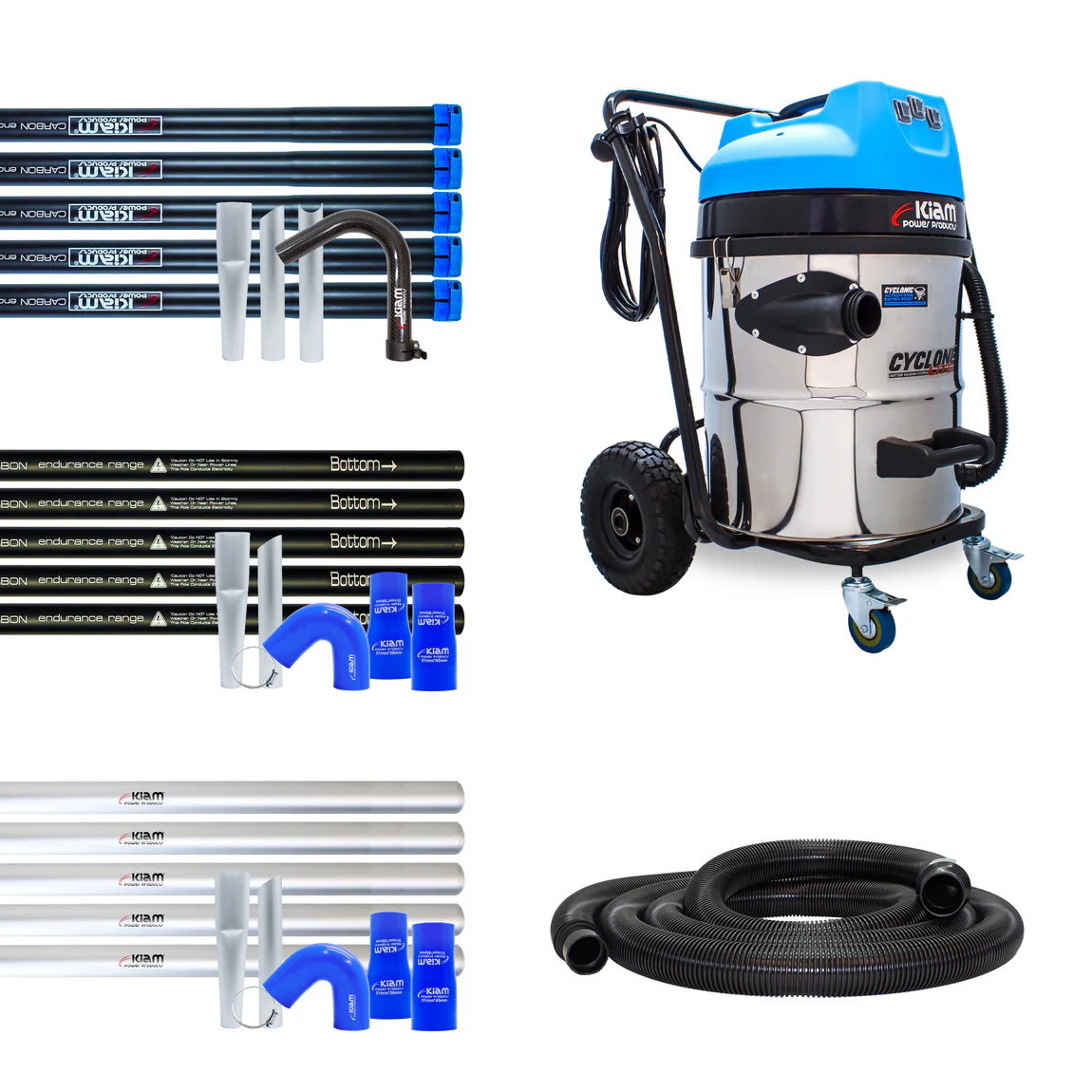 Cyclone Lite® Gutter Vacuum Series (KV100, KV80, KV60) 3600W - Side Entry