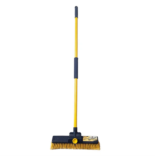 ProSolve Heavy Duty Stiff Bristle Broom And Handle