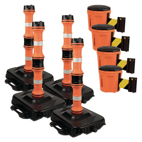 Seton EasyExtend Retractable Barrier Head, Post & Base Kit