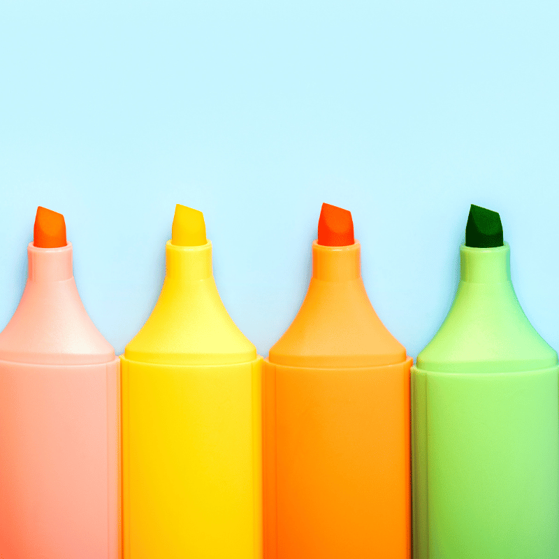 Marker Pens Chalk & Crayons